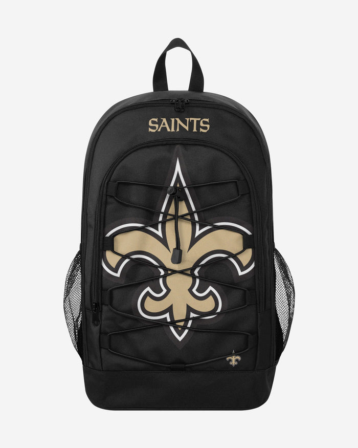 New Orleans Saints Big Logo Bungee Backpack FOCO - FOCO.com