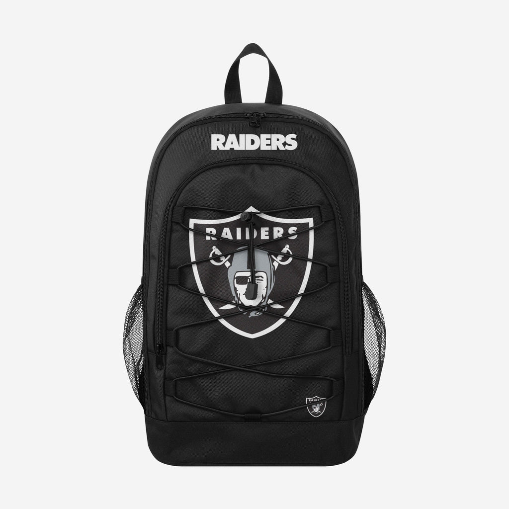 Las Vegas Raiders Big Logo Bungee Backpack FOCO - FOCO.com