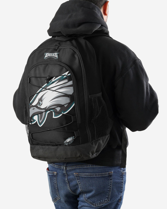 Philadelphia Eagles Big Logo Bungee Backpack FOCO - FOCO.com