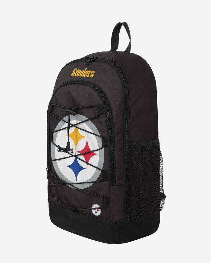 Pittsburgh Steelers Big Logo Bungee Backpack FOCO - FOCO.com