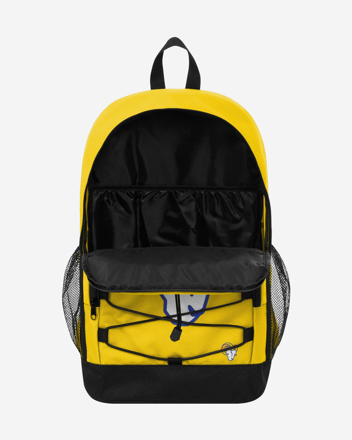 Los Angeles Rams Big Logo Bungee Backpack FOCO - FOCO.com