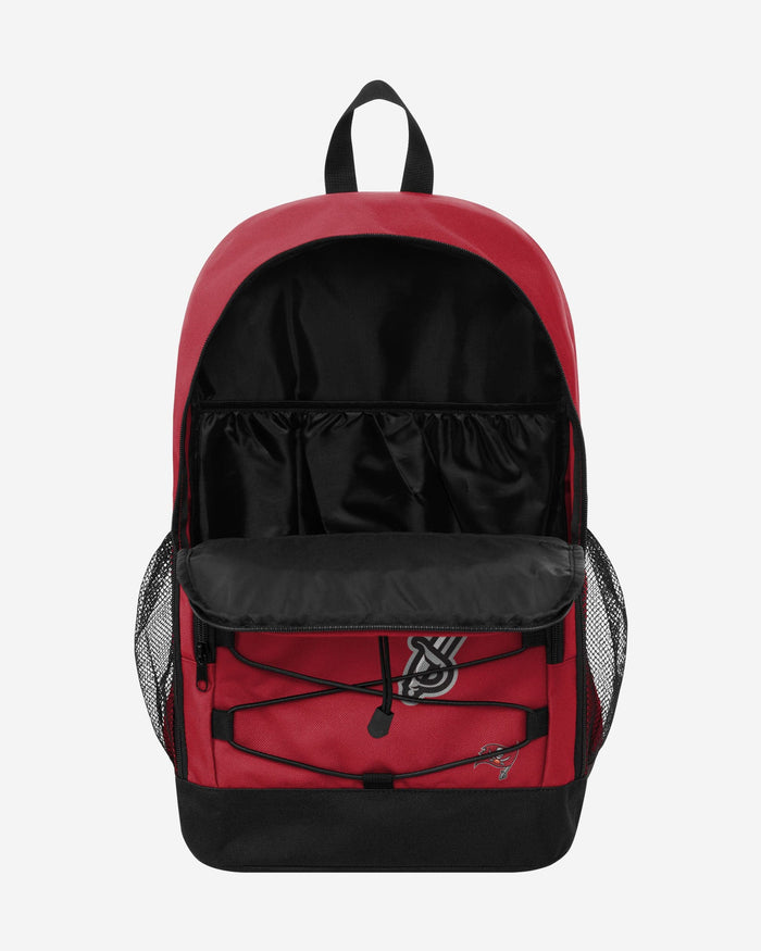 Tampa Bay Buccaneers Big Logo Bungee Backpack FOCO - FOCO.com