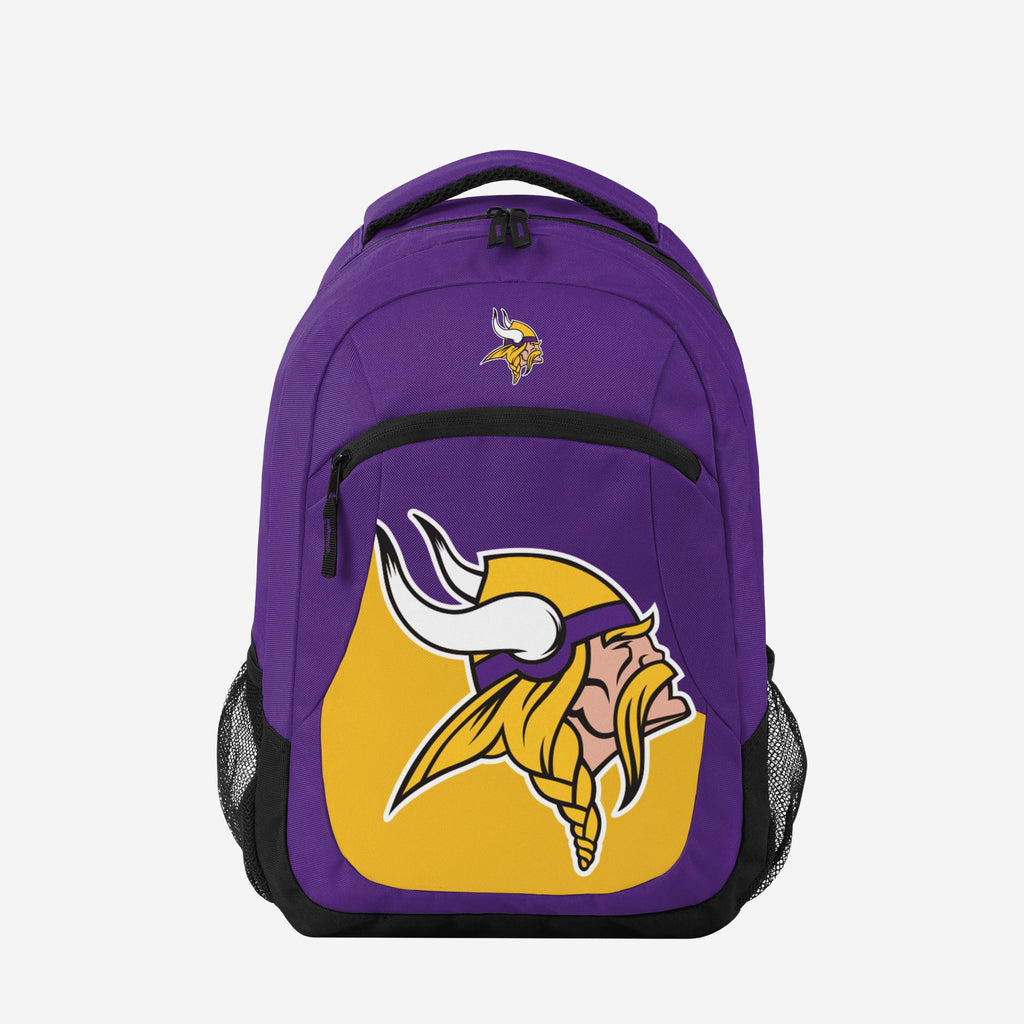 Minnesota Vikings Colorblock Action Backpack FOCO - FOCO.com