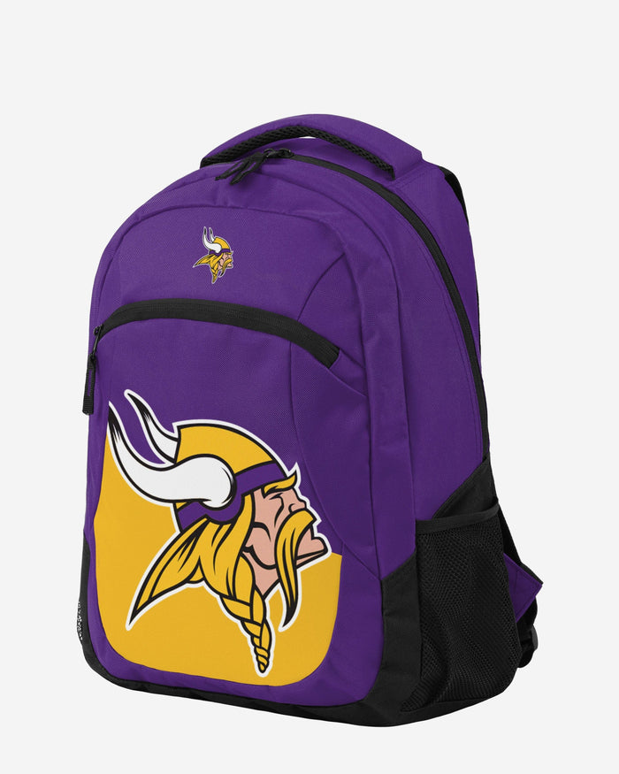 Minnesota Vikings Colorblock Action Backpack FOCO - FOCO.com