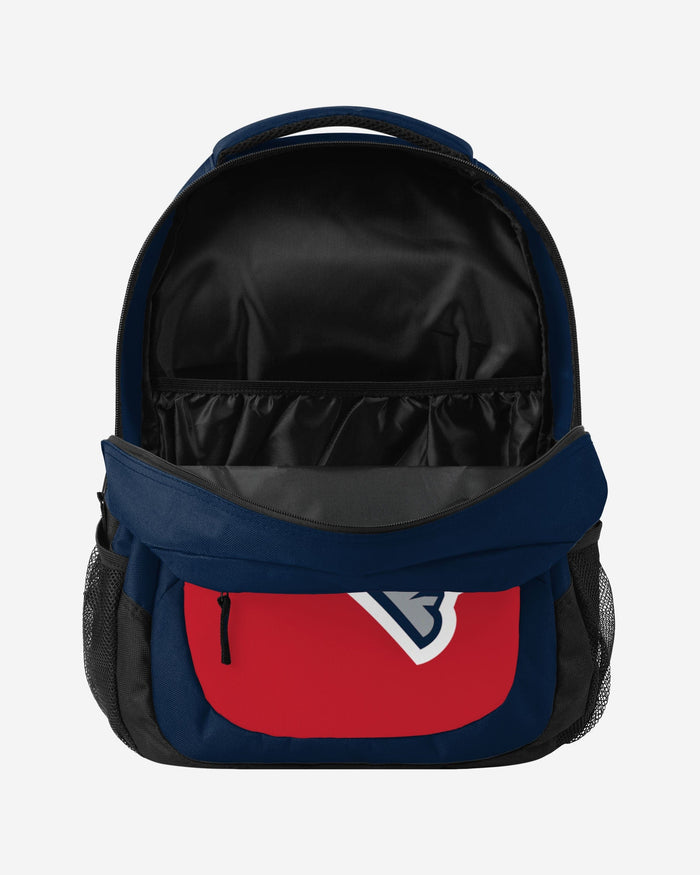 New England Patriots Colorblock Action Backpack FOCO - FOCO.com