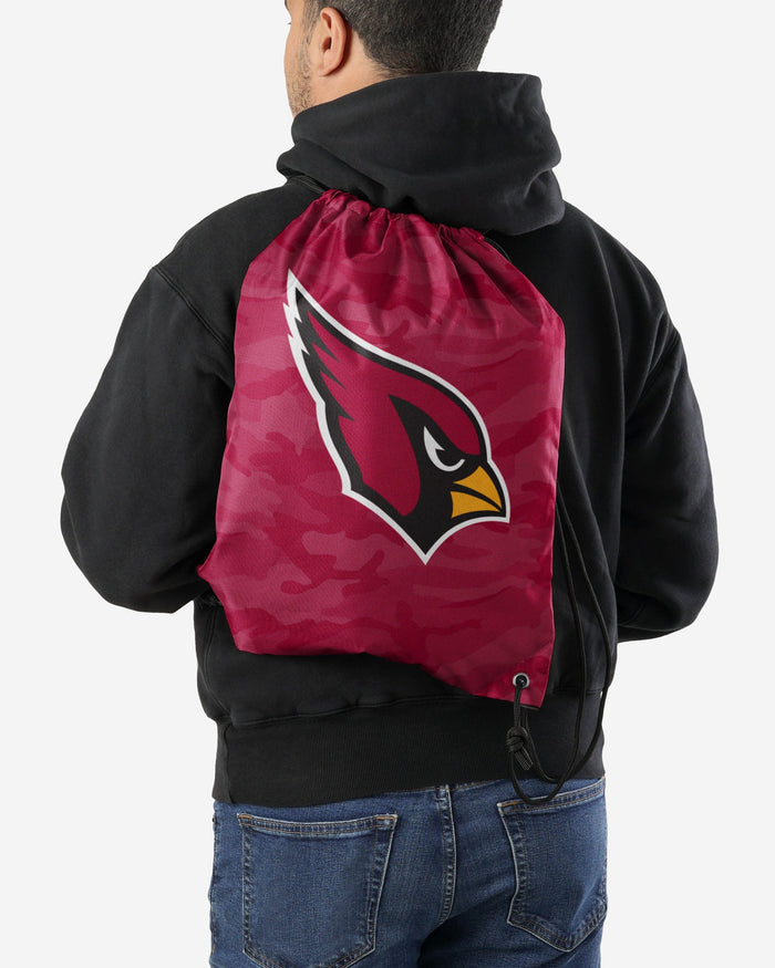 Arizona Cardinals Big Logo Camo Drawstring Backpack FOCO - FOCO.com