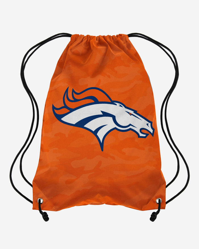 Denver Broncos Big Logo Camo Drawstring Backpack FOCO - FOCO.com