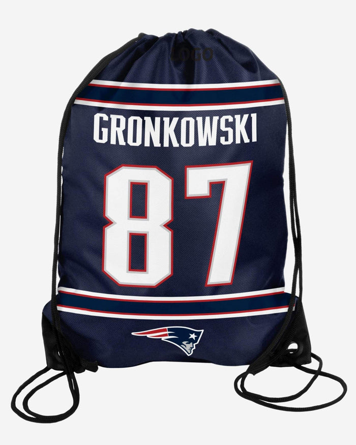 Rob Gronkowski New England Patriots Drawstring Backpack FOCO - FOCO.com