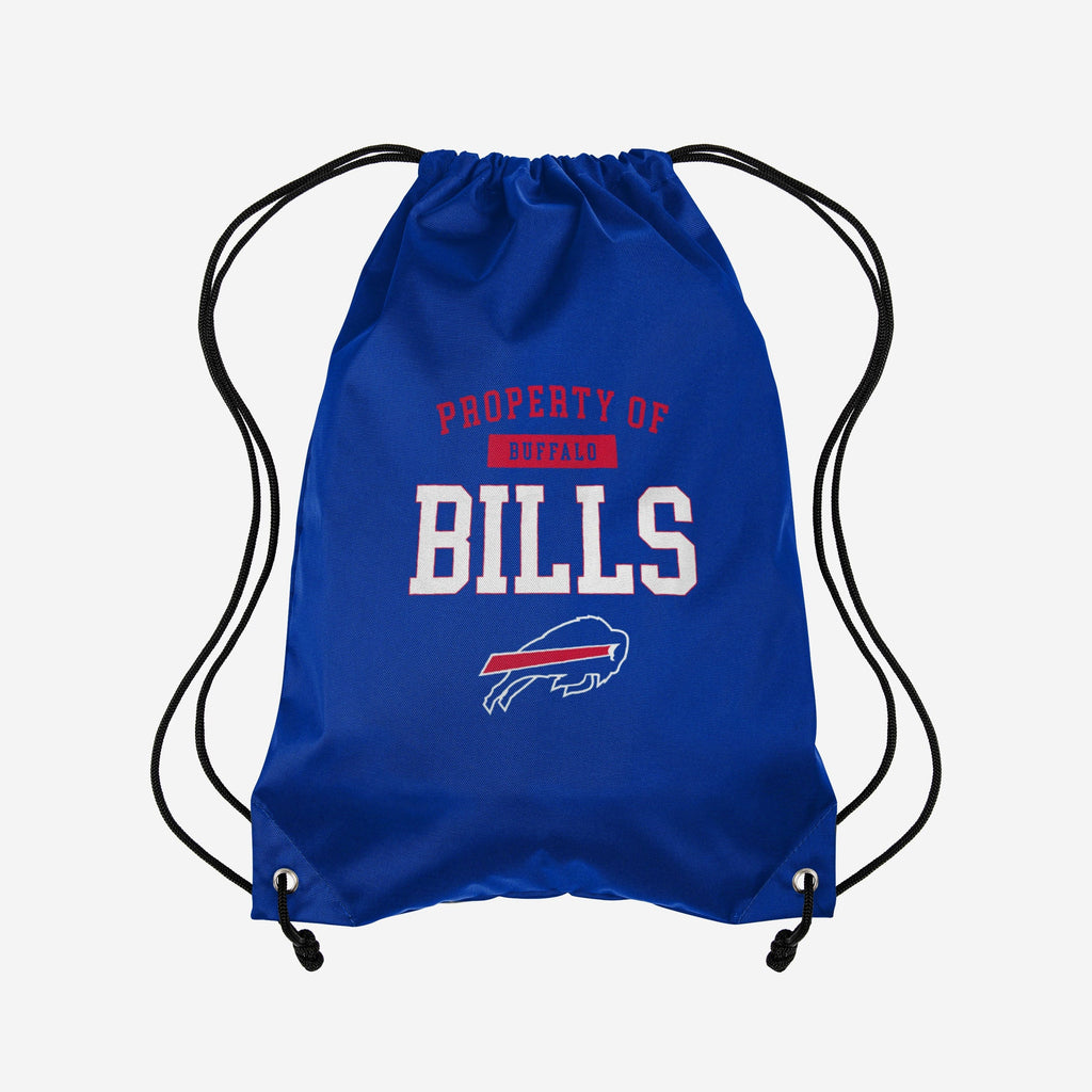 Buffalo Bills Property Of Drawstring Backpack FOCO - FOCO.com