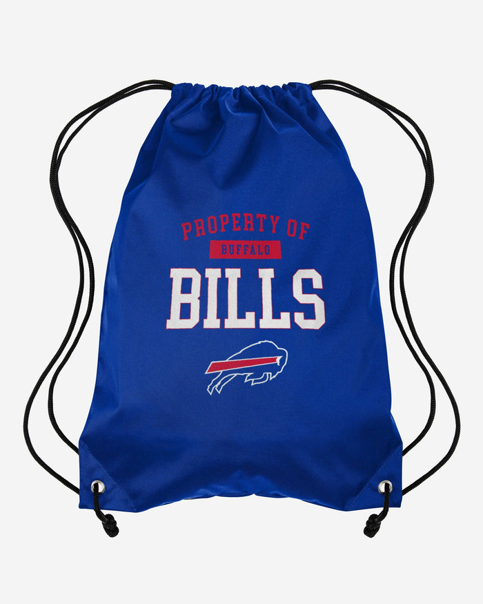 Buffalo Bills Property Of Drawstring Backpack FOCO - FOCO.com