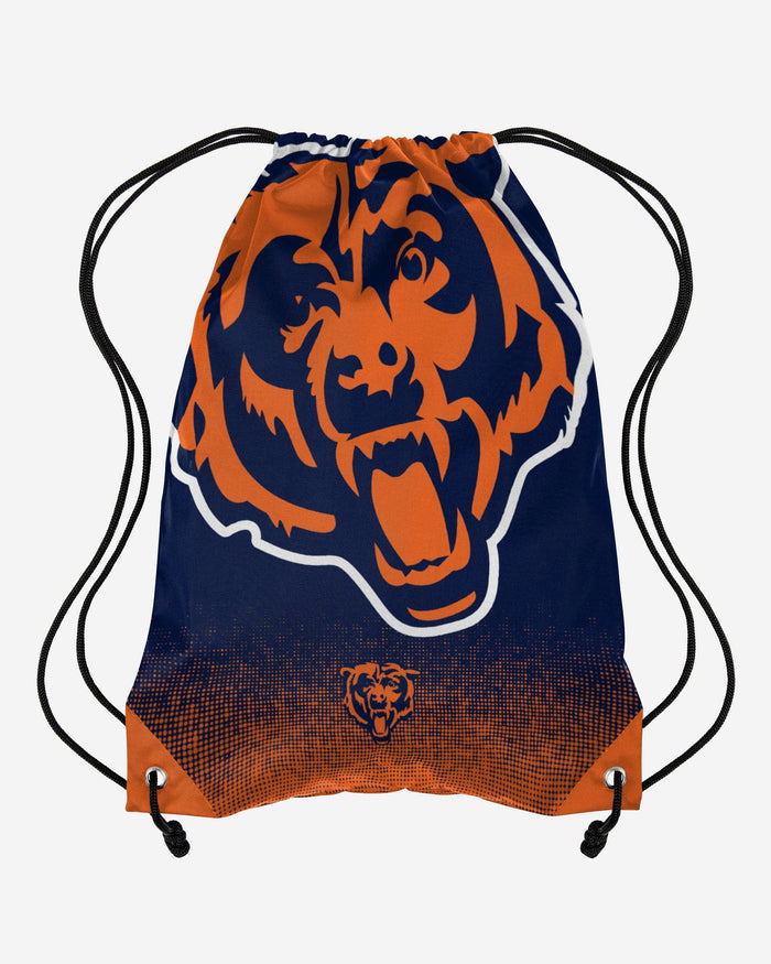 Chicago Bears Gradient Drawstring Backpack FOCO - FOCO.com