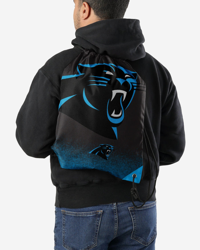 Carolina Panthers Gradient Drawstring Backpack FOCO - FOCO.com