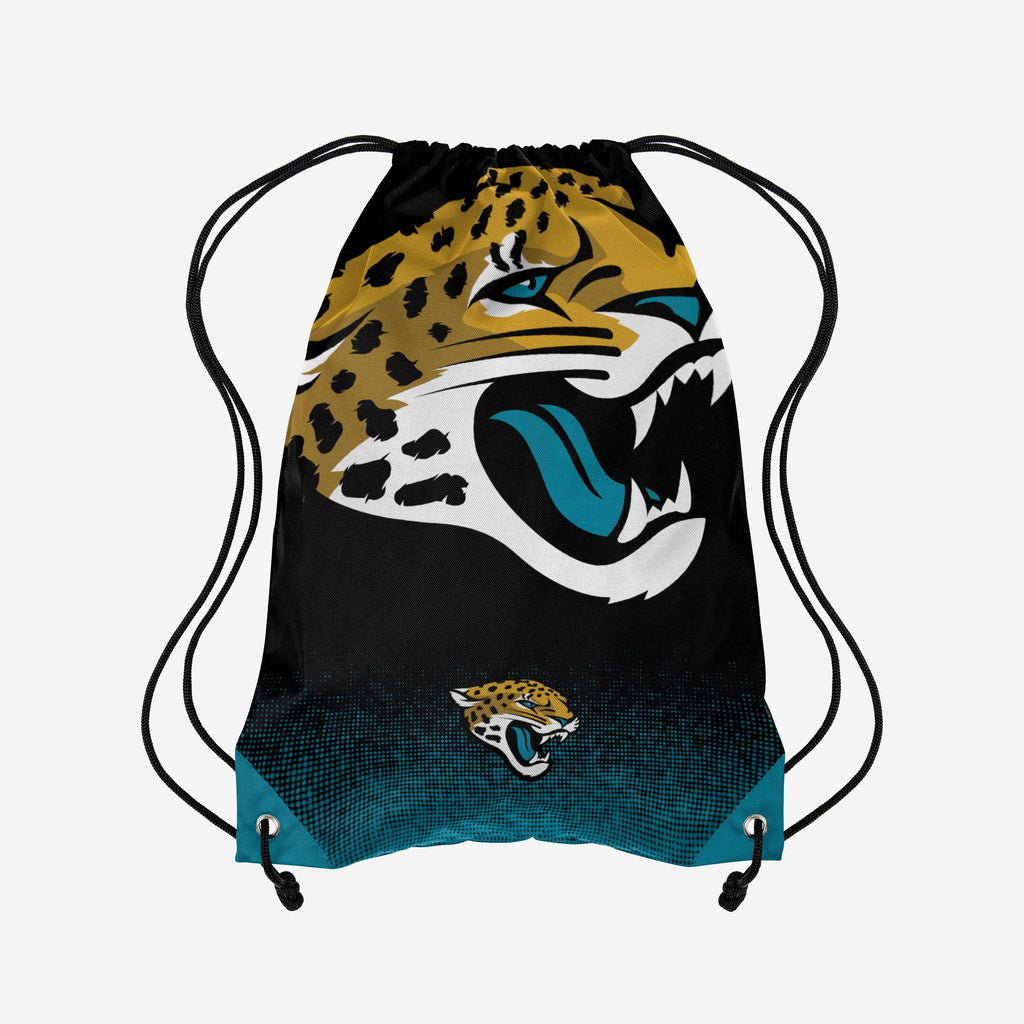 Jacksonville Jaguars Gradient Drawstring Backpack FOCO - FOCO.com