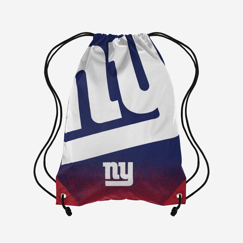 New York Giants Gradient Drawstring Backpack FOCO - FOCO.com