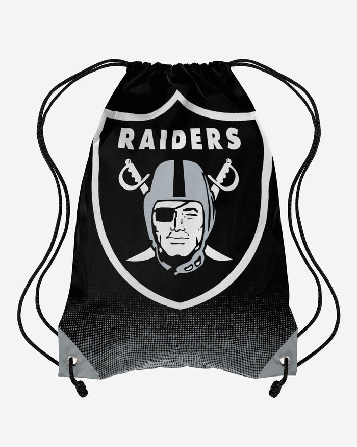 Las Vegas Raiders Gradient Drawstring Backpack FOCO - FOCO.com