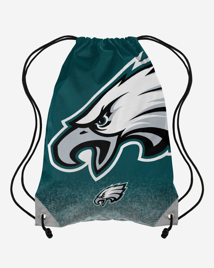 Philadelphia Eagles Gradient Drawstring Backpack FOCO - FOCO.com