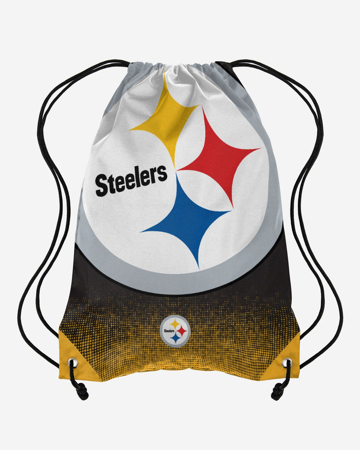 Pittsburgh Steelers Gradient Drawstring Backpack FOCO - FOCO.com