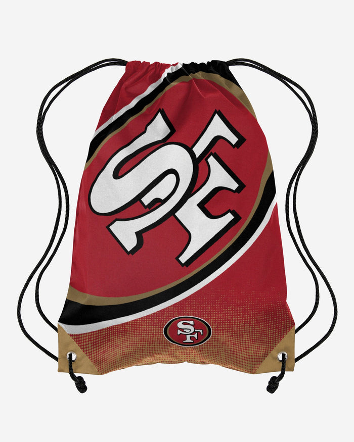 San Francisco 49ers Gradient Drawstring Backpack FOCO - FOCO.com