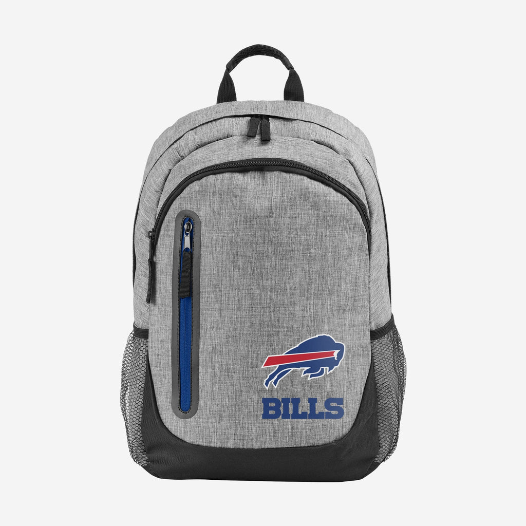 Buffalo Bills Heather Grey Bold Color Backpack FOCO - FOCO.com