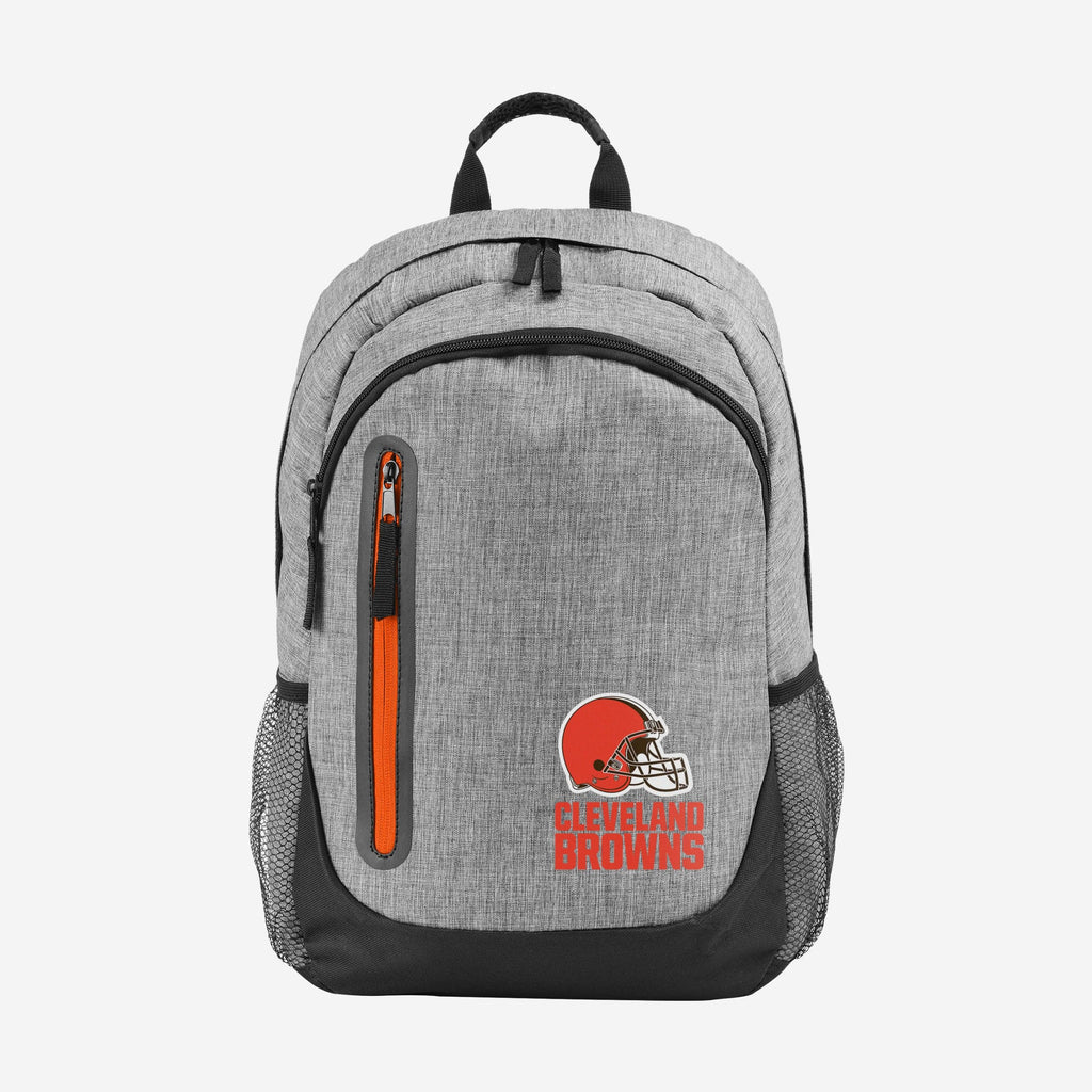 Cleveland Browns Heather Grey Bold Color Backpack FOCO - FOCO.com