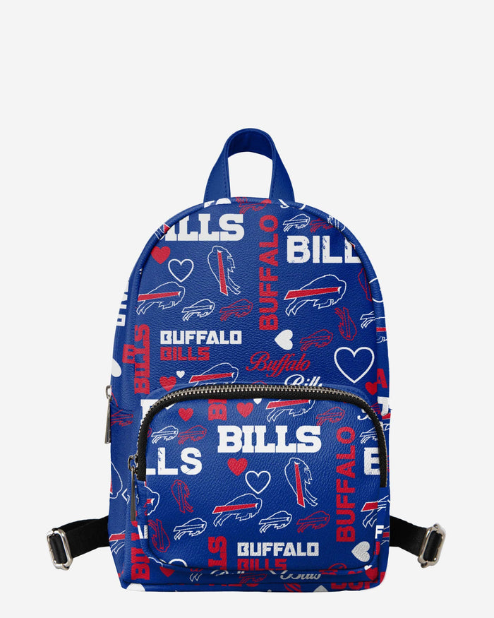 Buffalo Bills Logo Love Mini Backpack FOCO - FOCO.com