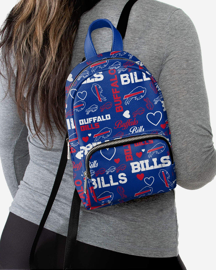 Buffalo Bills Logo Love Mini Backpack FOCO - FOCO.com