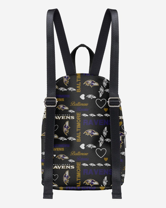 Baltimore Ravens Logo Love Mini Backpack FOCO - FOCO.com