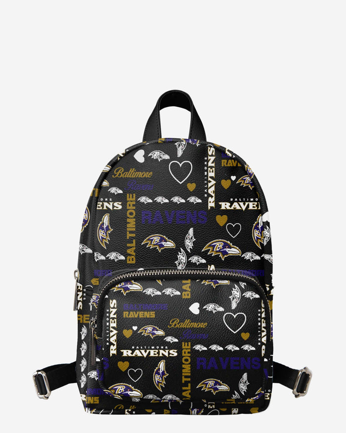 Baltimore Ravens Logo Love Mini Backpack FOCO - FOCO.com