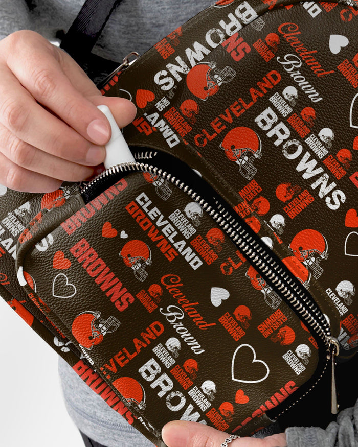 Cleveland Browns Logo Love Mini Backpack FOCO - FOCO.com