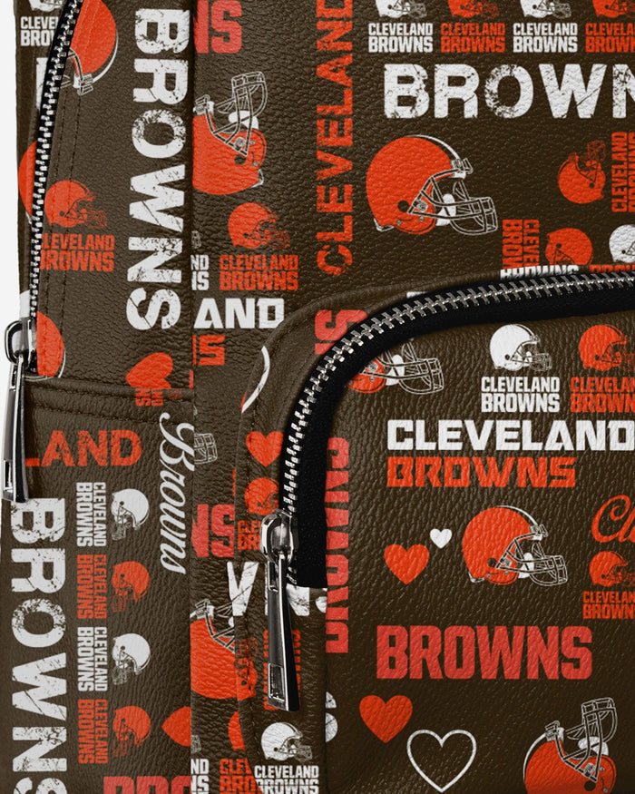 Cleveland Browns Logo Love Mini Backpack FOCO - FOCO.com