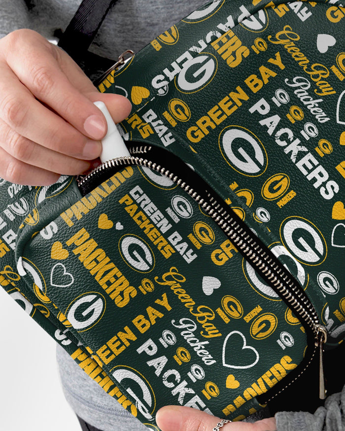 Green Bay Packers Logo Love Mini Backpack FOCO - FOCO.com