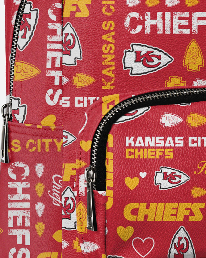 Kansas City Chiefs Logo Love Mini Backpack FOCO - FOCO.com