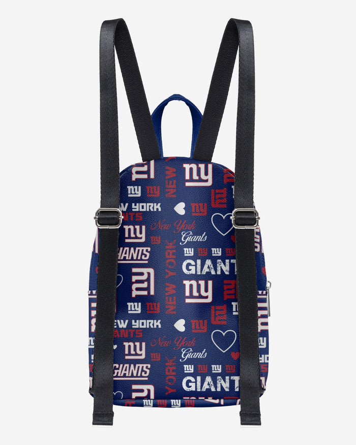 New York Giants Logo Love Mini Backpack FOCO - FOCO.com