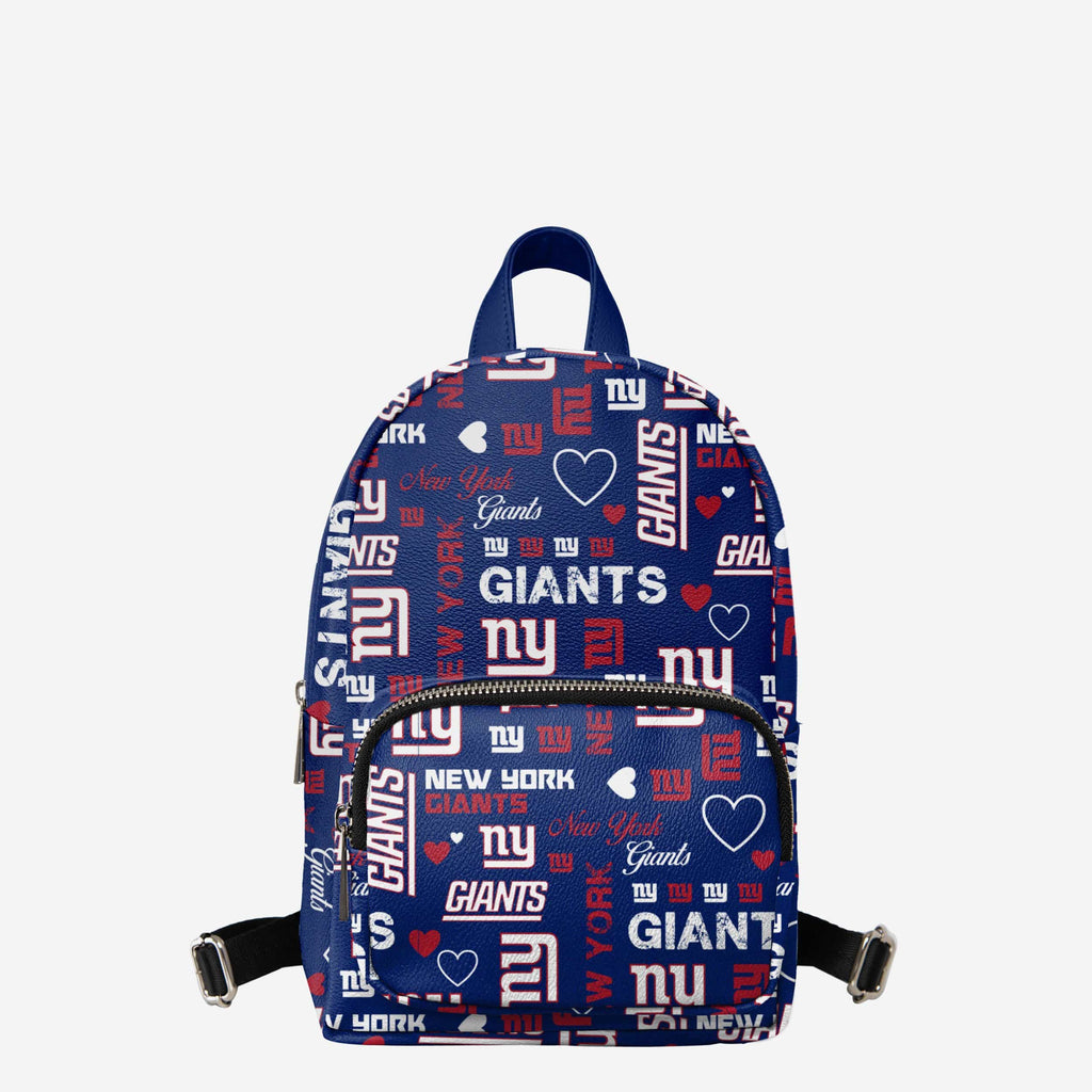 New York Giants Logo Love Mini Backpack FOCO - FOCO.com