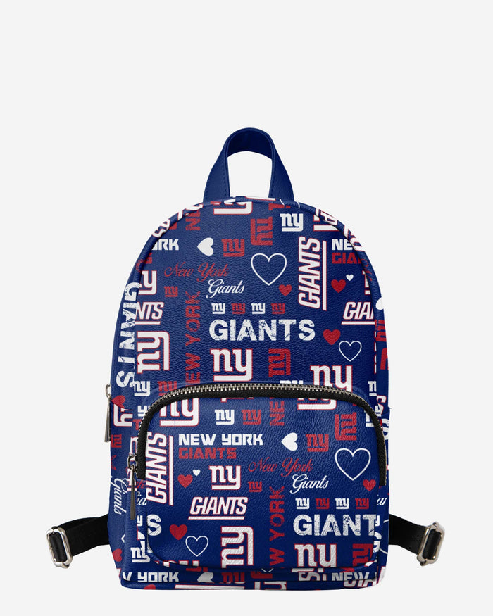 New York Giants Logo Love Mini Backpack FOCO - FOCO.com