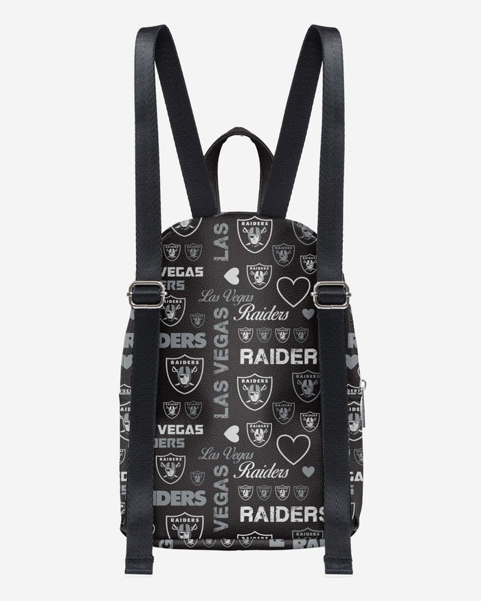 Las Vegas Raiders Logo Love Mini Backpack FOCO - FOCO.com