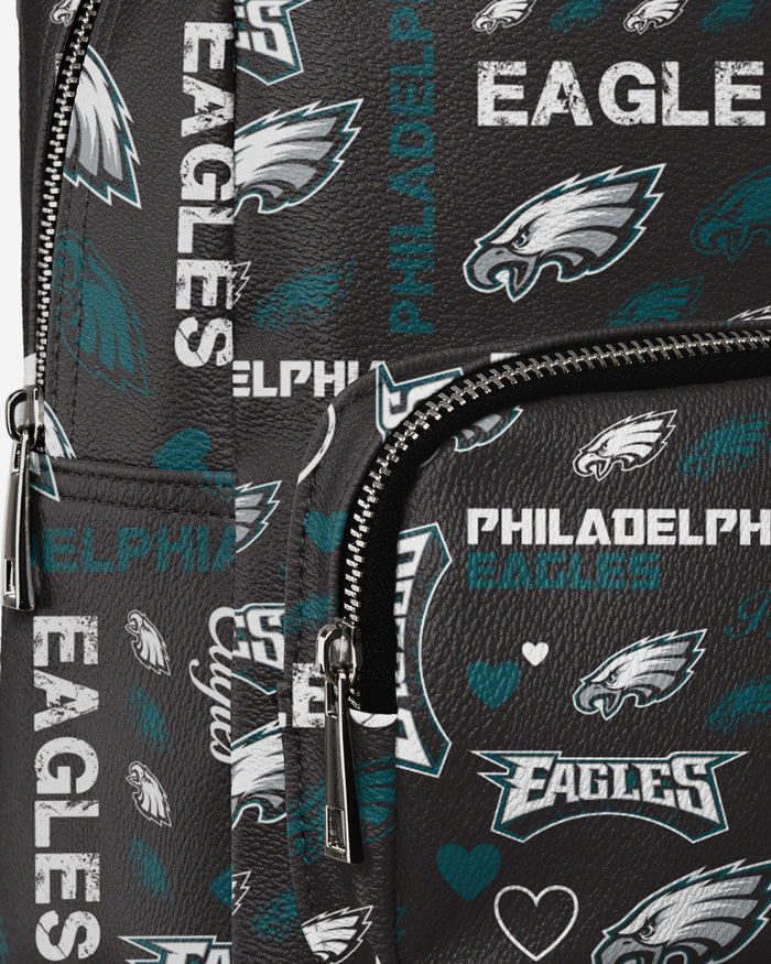 Philadelphia Eagles Logo Love Mini Backpack FOCO - FOCO.com