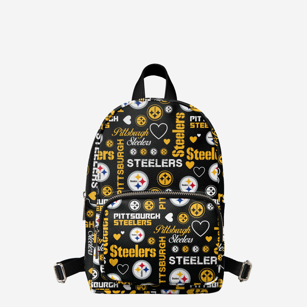Pittsburgh Steelers Logo Love Mini Backpack FOCO - FOCO.com