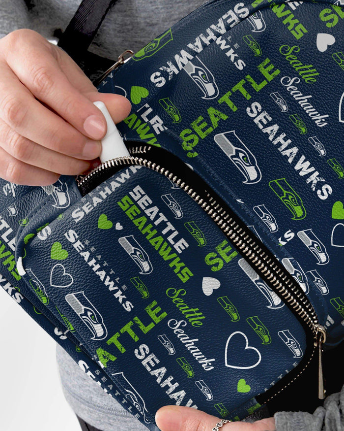 Seattle Seahawks Logo Love Mini Backpack FOCO - FOCO.com