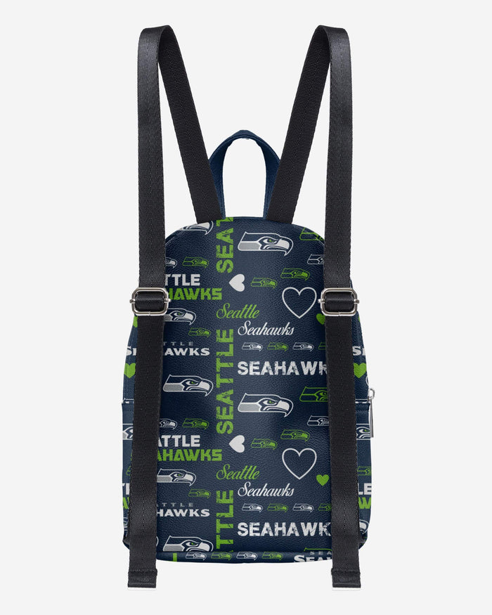 Seattle Seahawks Logo Love Mini Backpack FOCO - FOCO.com