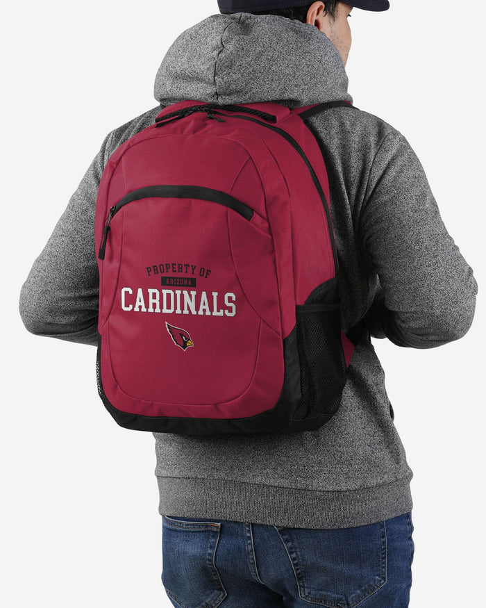 Arizona Cardinals Property Of Action Backpack FOCO - FOCO.com