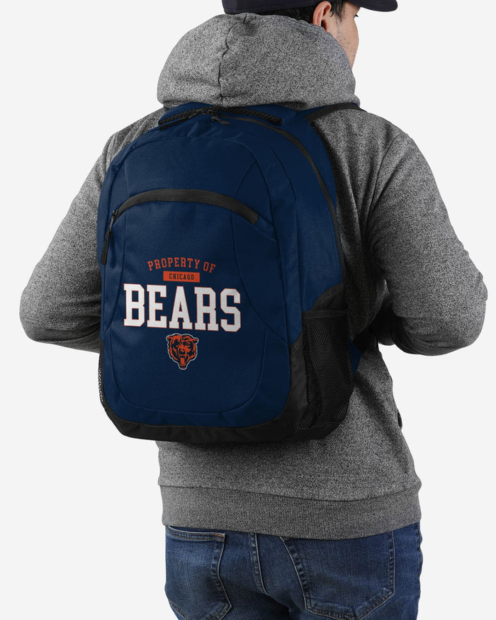 Chicago Bears Property Of Action Backpack FOCO - FOCO.com