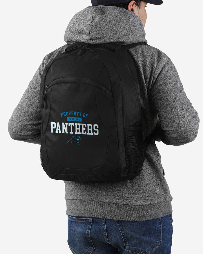 Carolina Panthers Property Of Action Backpack FOCO - FOCO.com