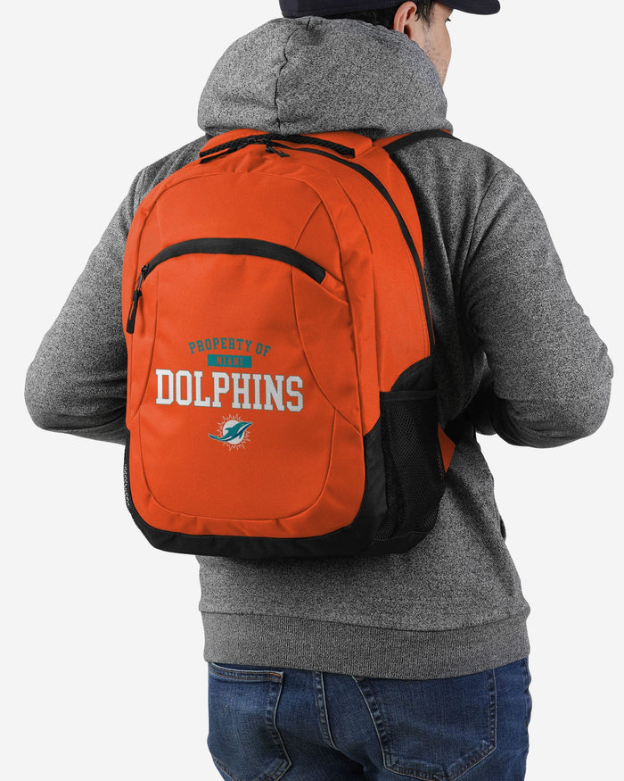 Miami Dolphins Property Of Action Backpack FOCO - FOCO.com