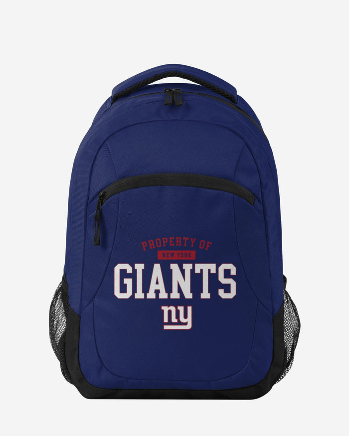 New York Giants Property Of Action Backpack FOCO - FOCO.com