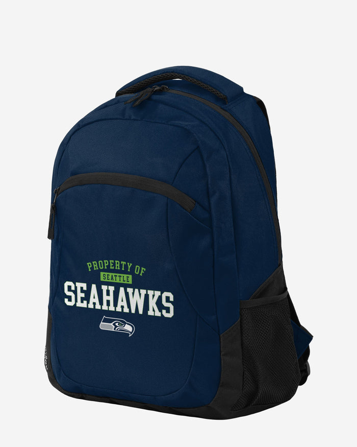 Seattle Seahawks Property Of Action Backpack FOCO - FOCO.com