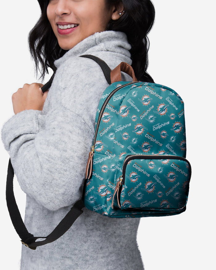 Miami Dolphins Printed Collection Mini Backpack FOCO - FOCO.com