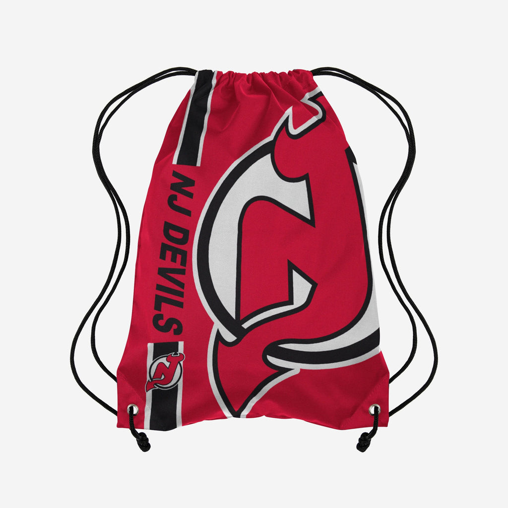 New Jersey Devils Big Logo Drawstring Backpack FOCO - FOCO.com