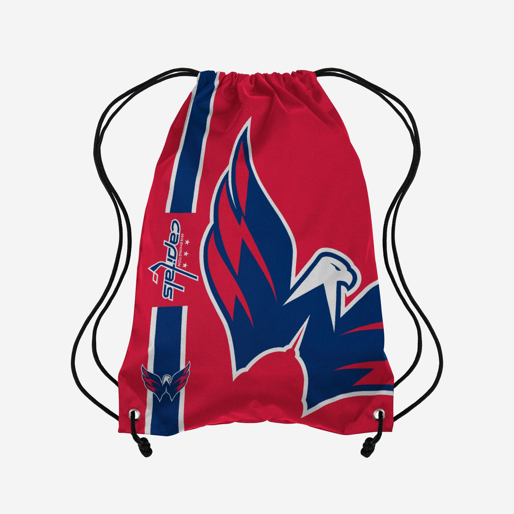 Washington Capitals Big Logo Drawstring Backpack FOCO - FOCO.com