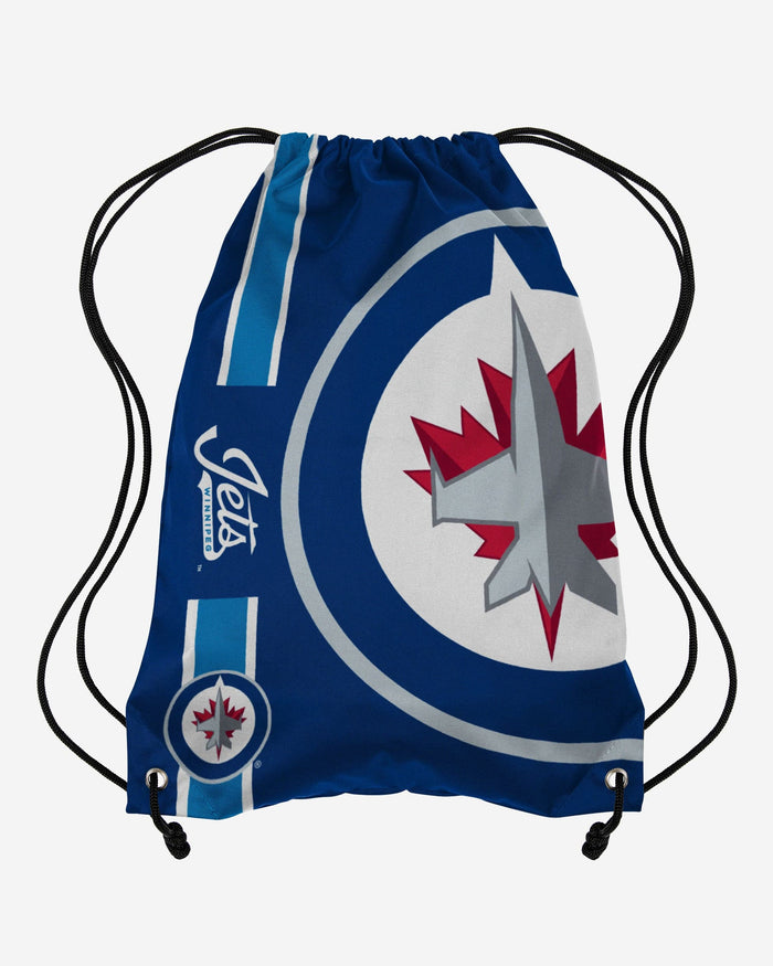 Winnipeg Jets Big Logo Drawstring Backpack FOCO - FOCO.com